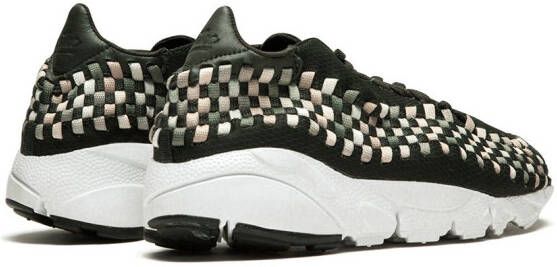 Nike Air Footscape geweven sneakers Zwart