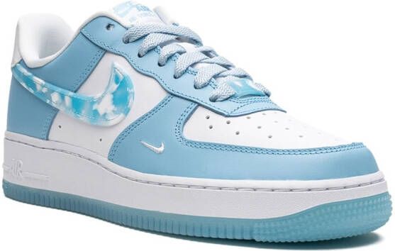 Nike "Air Force 1 '07 LX Nail Art White Blue sneakers" Blauw