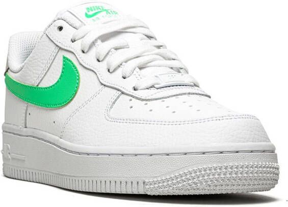 Nike "Air Force 1 '07 White Green Glow sneakers" Wit