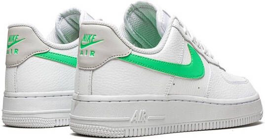 Nike "Air Force 1 '07 White Green Glow sneakers" Wit