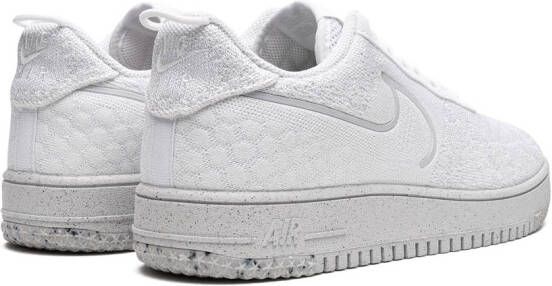 Nike "Air Force 1 Flyknit NN Whiteout sneakers" Wit