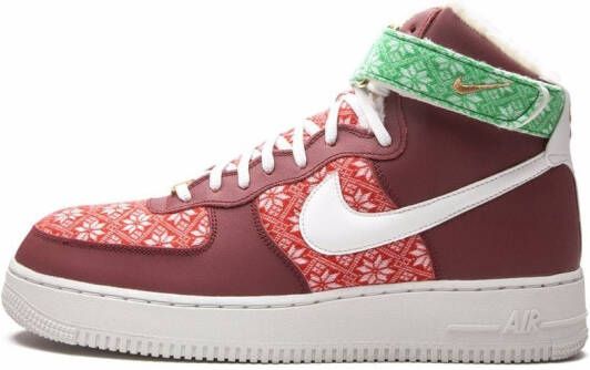 Nike "Air Force 1 High Nordic Christmas sneakers" Rood