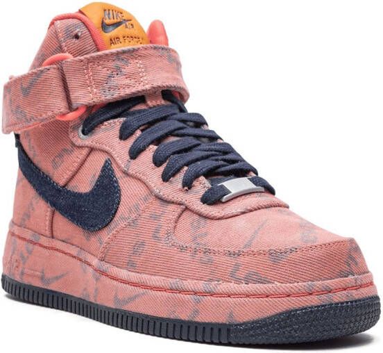Nike Air Force 1 high-top sneakers Roze