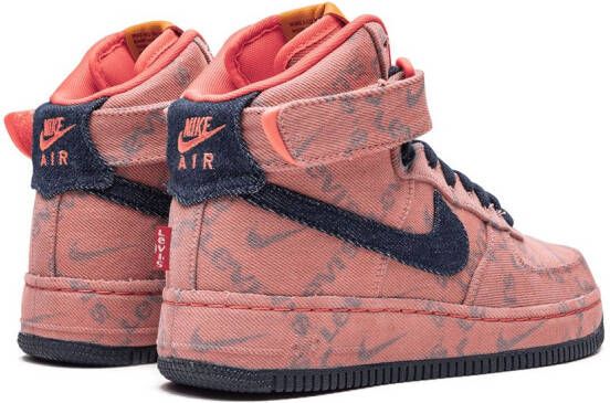 Nike Air Force 1 high-top sneakers Roze