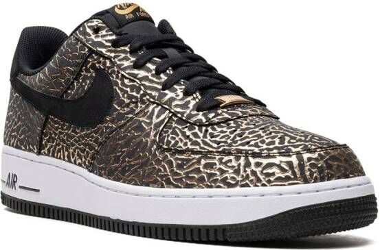 Nike Air Force 1 leren sneakers Zwart