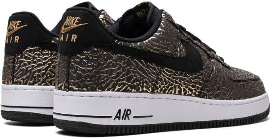 Nike Air Force 1 leren sneakers Zwart