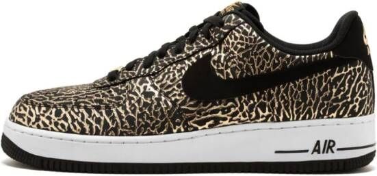 Nike Air Force 1 leren sneakers Zwart