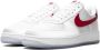 Nike "Air Force 1 Low '07 Satin White Varsity Red sneakers" Wit - Thumbnail 5