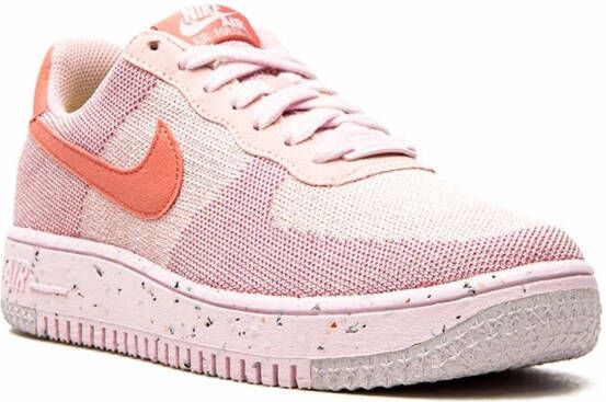 Nike Air Force 1 Low Crater Flyknit sneakers Roze