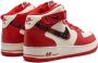 Nike "Air Force 1 Mid '07 LX Plaid Cream Red sneakers" Rood - Thumbnail 3