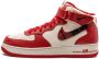 Nike "Air Force 1 Mid '07 LX Plaid Cream Red sneakers" Rood - Thumbnail 5
