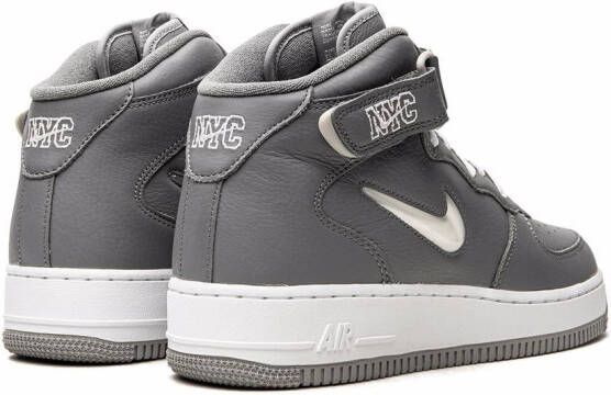 Nike "Air Force 1 Mid QS Jewel NYC Cool Grey sneakers" Grijs