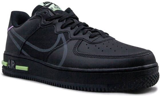 Nike Air Force 1 React sneakers Zwart