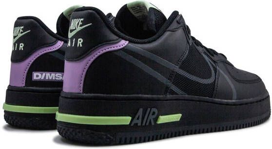 Nike Air Force 1 React sneakers Zwart