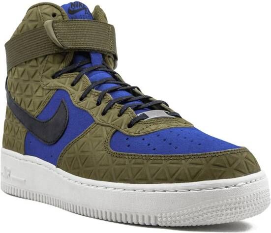 Nike Air Force 1 suède sneakers Groen