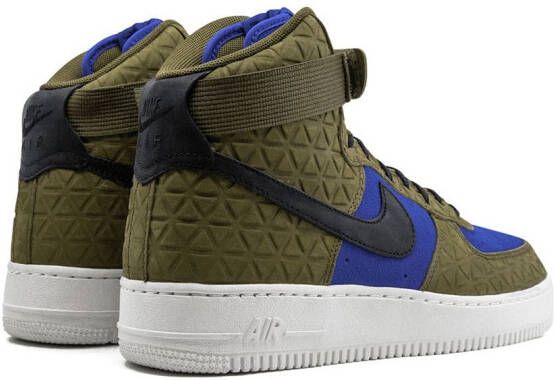 Nike Air Force 1 suède sneakers Groen