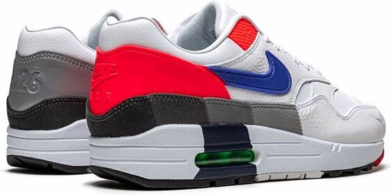 Nike Air Max 1 sneakers met vlakken Wit