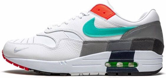 Nike Air Max 1 sneakers met vlakken Wit