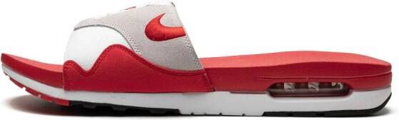 Nike "Air Max 1 Sport Red slippers" Wit