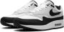 Nike Air Max 1 "White Black" sneakers Wit - Thumbnail 2