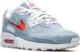 Nike Air Max 90 low-top sneakers Blauw - Thumbnail 2