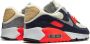Nike "Flyleather Air Max 90 QS Ruohan Wang low top sneakers" rubber Polyester polyurethaan leer 10.5 Wit - Thumbnail 3