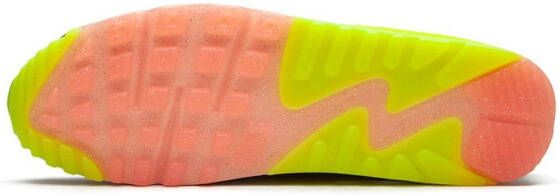 Nike "Air Max 90 LX Denim Leopard Print low-top sneakers" Groen