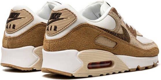 Nike Air Max 90 sneakers met slangenleer-effect Beige