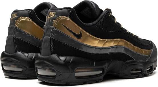 Nike Air Max 95 Premium "Black Metallic Gold Anthracite" sneakers Zwart