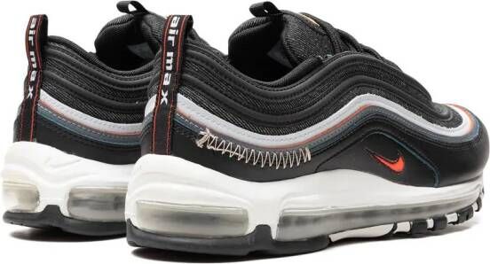 Nike Air Max 97 "Black Bright Crimson" sneakers Zwart