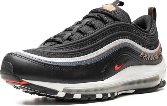 Nike Air Max 97 "Black Bright Crimson" sneakers Zwart