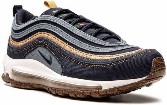 Nike Air Max 97 SE Obsidian Cork low-top sneakers Blauw