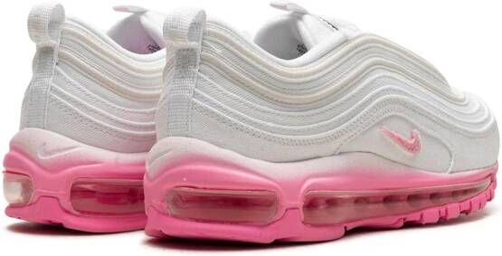 Nike "Air Max 97 White Canvas Pink Chenille sneakers" Wit