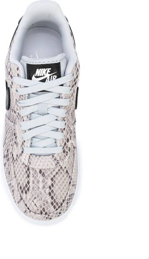 Nike Air Max sneakers met slangenleer-effect Grijs