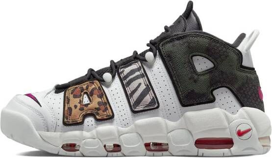 Nike "Air More Uptempo Animal Instinct sneakers" Wit