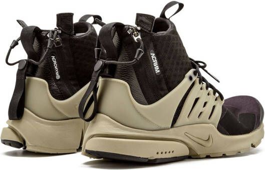 Nike Air Presto Mid Acronym sneakers Zwart