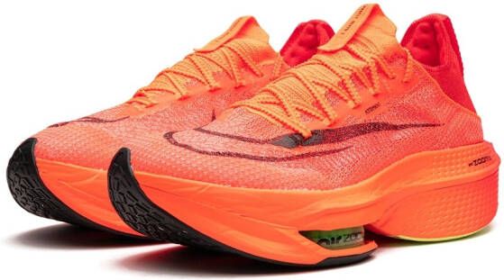 Nike "Air Zoom Alphafly Next% 2 Total Orange sneakers" Oranje