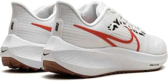 Nike "Air Zoom Pegasus 39 White Leopard sneakers" Wit