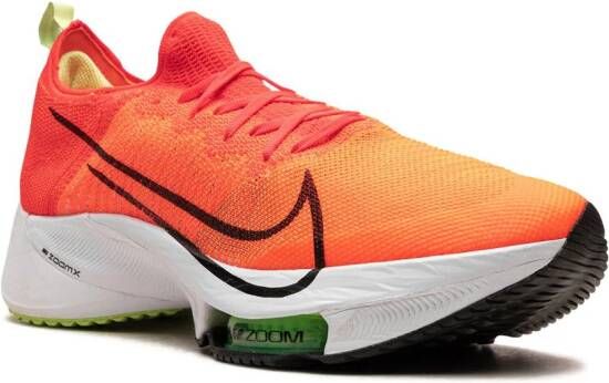 Nike "Air Zoom Tempo Next% Flyknit Total Orange sneakers" Oranje