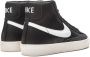 Nike Blazer Mid '77 high top sneakers rubber leer Stof 8.5 Zwart - Thumbnail 3