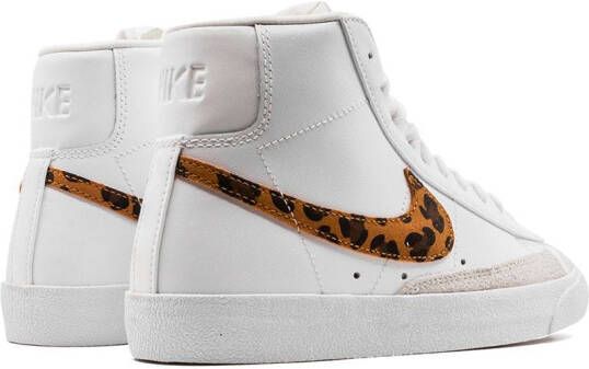 Nike "Blazer Mid 77 Leopard sneakers" Wit