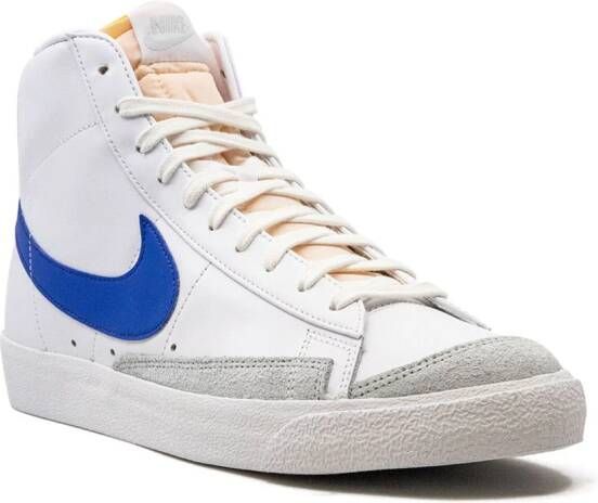 Nike "Blazer Mid '77 VNTG White Game Royal sneakers " Wit