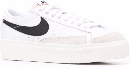 Nike Blazer sneakers met plateauzool Wit