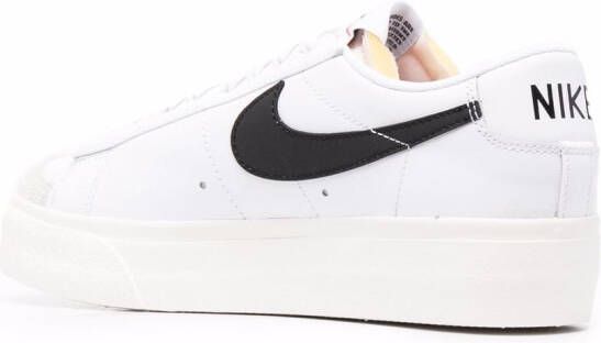 Nike Blazer sneakers met plateauzool Wit