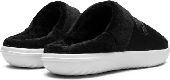 Nike Burrow platte slippers Zwart