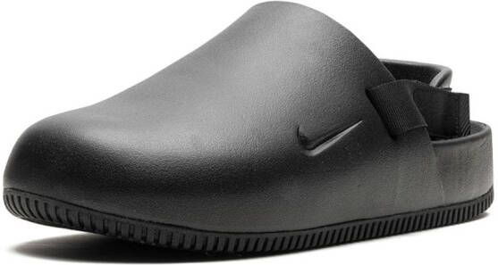 Nike Calm "Black" slingback muiltjes Zwart