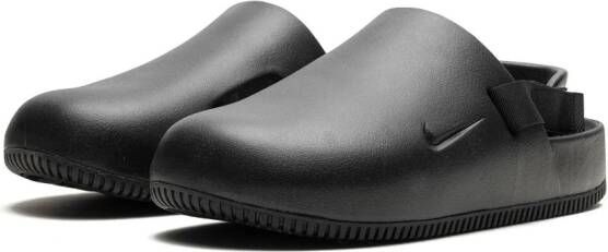 Nike Calm "Black" slingback muiltjes Zwart