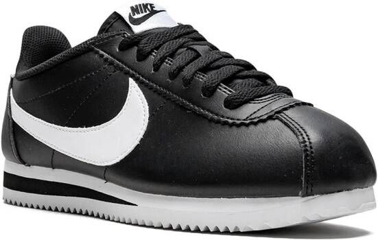 Nike Cortez leren sneakers Zwart