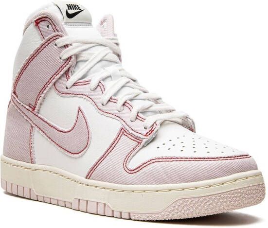 Nike Dunk High 1985 "Barely Rose Denim" sneakers Roze