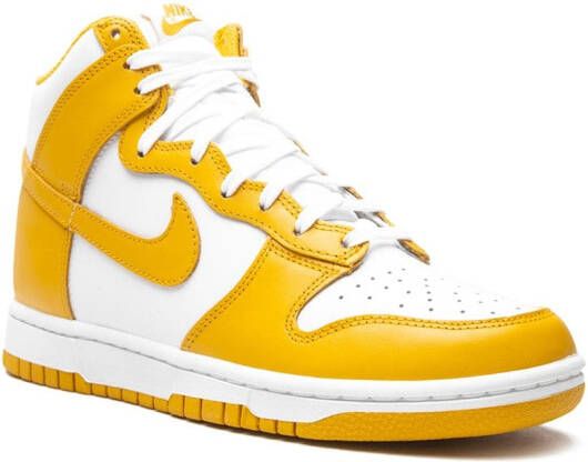 Nike "Dunk High Dark Sulfur sneakers" Geel